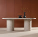 Nohr Ovale Eettafel Shundrika Marmerlook, 200 x 100cm - Grijs - Ovaal