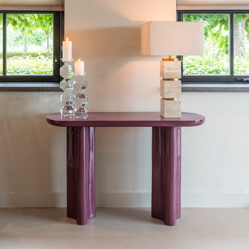 Richmond Sidetable Sunny 120cm - Burgundy - ThatLyfeStyle