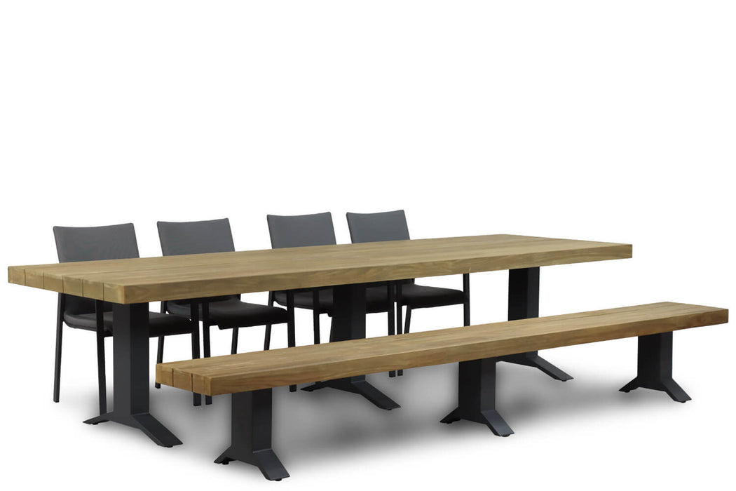 Lifestyle Brandon/Superior 330 cm dining tuinset 6-delig