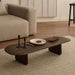 Kave Home Organische Salontafel Pirita Eikenhout, 146 x 64cm - Bruin