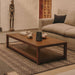 Kave Home Salontafel Sashi Teakhout, 150 x 70cm - Bruin