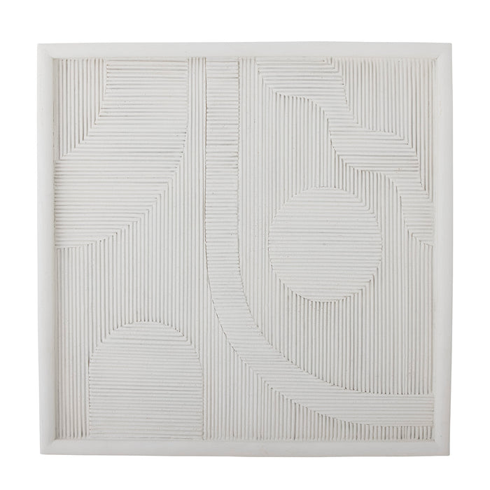 Bloomingville Wanddecoratie Patina 42 x 42cm - Wit