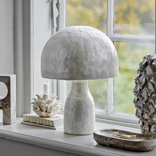 Bloomingville Tafellamp Adria Capiz-schelp, 43cm hoog - Mother of pearl - ThatLyfeStyle