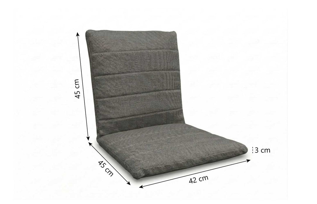 Timo dining tuinstoel kussen Dark grey