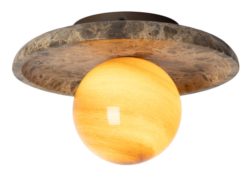 its about RoMi Plafondlamp Tivoli Marmer, Ø25cm - Bruin