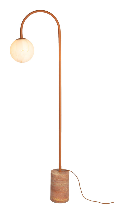 its about RoMi Vloerlamp Tivoli Travertin & Glas, 160cm - Terracotta