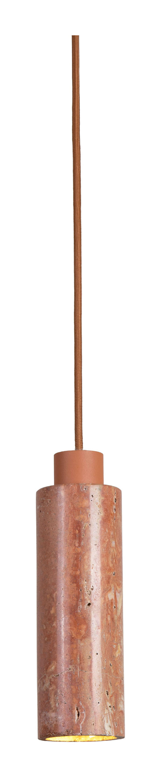 it's about RoMi Hanglamp Tivoli Travertin, Ø7 x H20cm - Terracotta