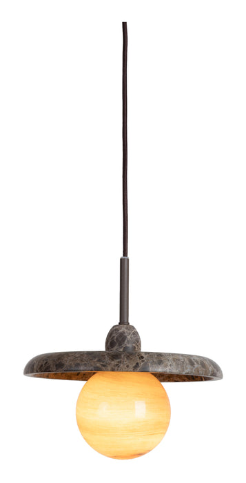 its about RoMi Hanglamp Tivoli Marmer, Ø25cm - Bruin - Rond