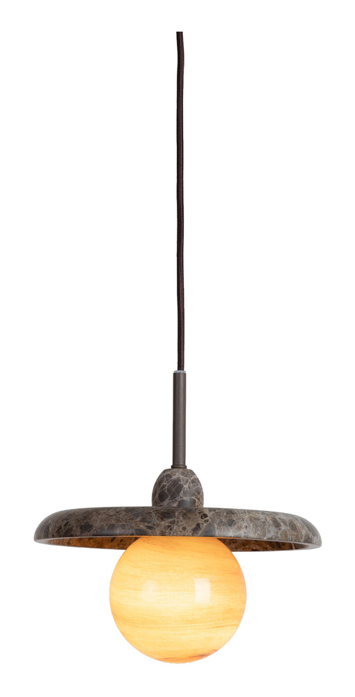 its about RoMi Hanglamp Tivoli Marmer, Ø25cm - Bruin - Rond