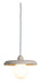 its about RoMi Hanglamp Tivoli Travertin & Glas, 1-lamps - Wit