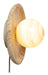 it's about RoMi Wand-/plafondlamp Tivoli Travertin & Glas, Ø25cm - Zand