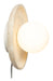 its about RoMi Wand-/plafondlamp Tivoli Travertin & Glas, Ø25cm - Wit