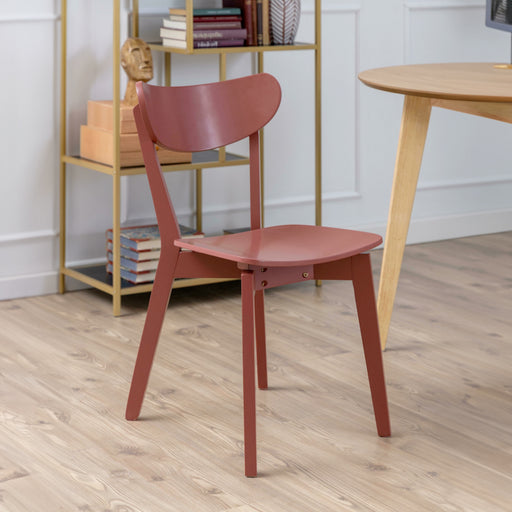 Bendt Houten Eetkamerstoel Torkil - Terracotta