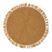 Bloomingville Rond Vloerkleed Lenea Wol, 110cm - Geel
