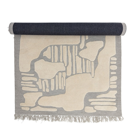 Bloomingville Vloerkleed Napoli 200 x 140cm - Grijs - ThatLyfeStyle