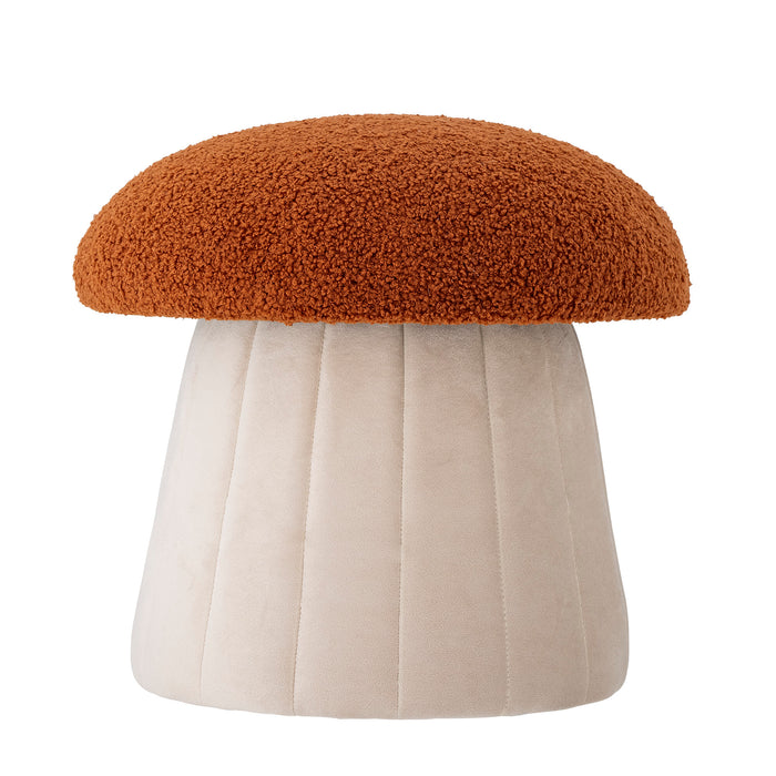 Bloomingville MINI Poef Bertil Paddenstoel, 37cm - Rood