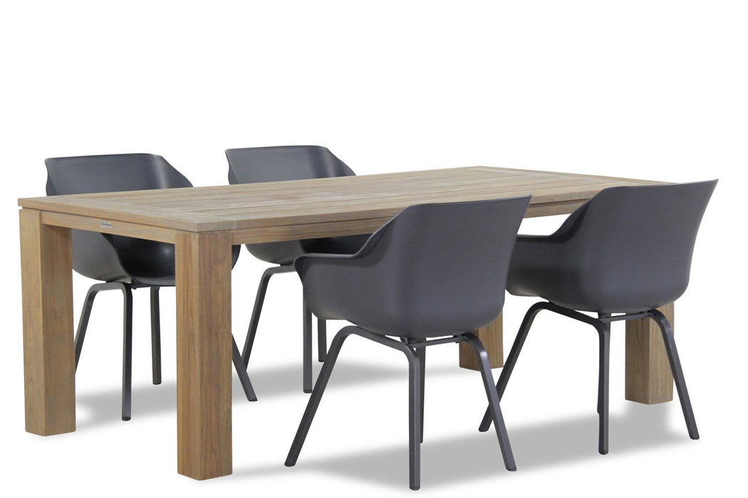 Hartman Sophie element/Brighton 165 cm dining tuinset 5-delig - 4715
