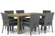 Domani Albergo/Weston 160 cm dining tuinset 7-delig