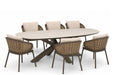 Apple Bee Pine Key/Voyage 240x120 cm dining tuinset 7-delig