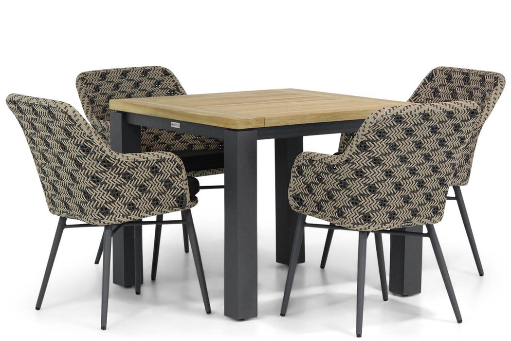 Lifestyle Crossway/Veneto 90 cm dining tuinset 5-delig - 9979