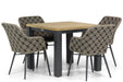 Lifestyle Crossway/Veneto 90 cm dining tuinset 5-delig - 9979