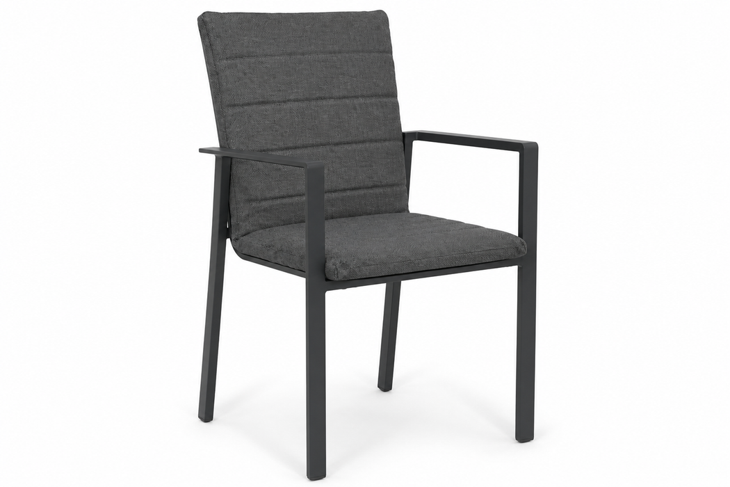 Lifestyle Timo dining tuinstoel antraciet/carbon