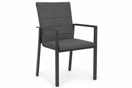 Lifestyle Timo dining tuinstoel antraciet/carbon