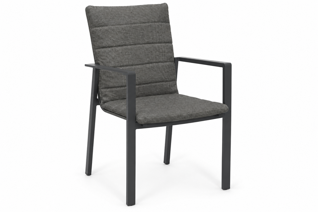 Lifestyle Timo dining tuinstoel antraciet/dark grey
