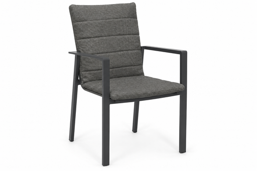 Lifestyle Timo dining tuinstoel antraciet/dark grey