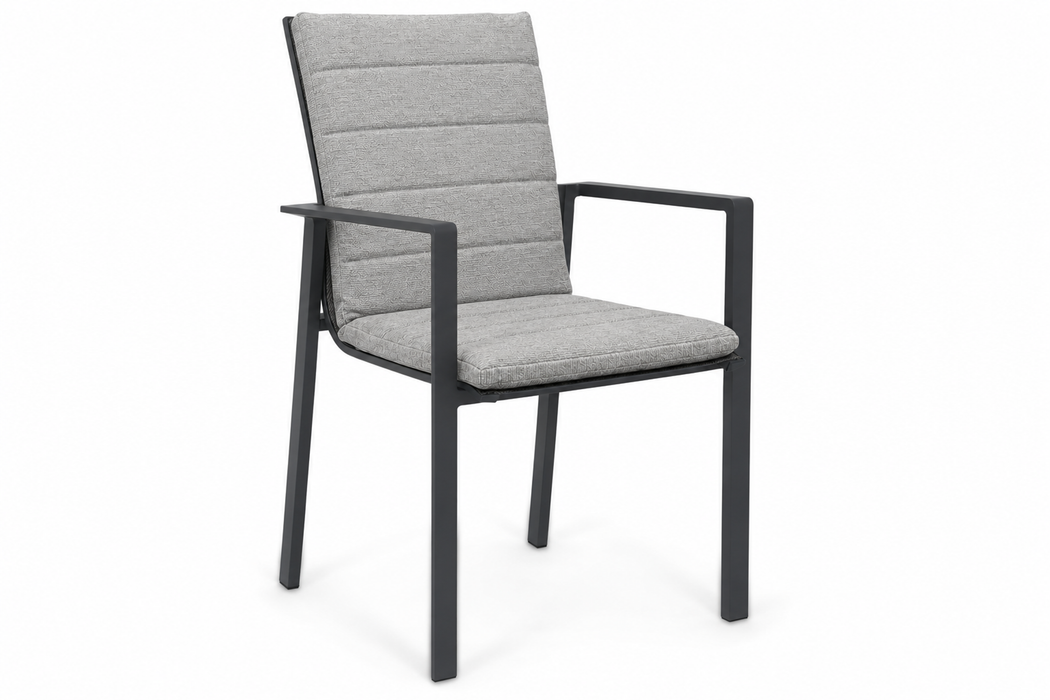 Lifestyle Timo dining tuinstoel antraciet/earth
