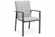 Lifestyle Timo dining tuinstoel antraciet/soft grey