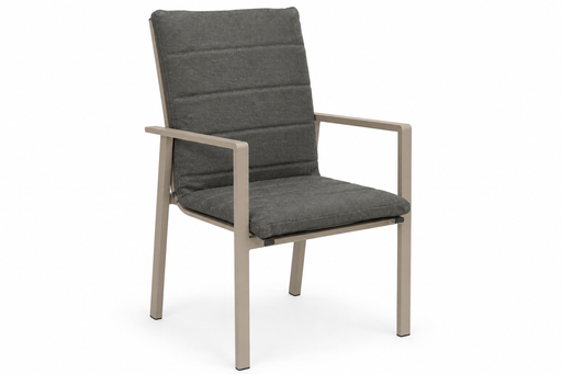 Lifestyle Timo dining tuinstoel loft/dark grey