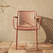 Kave Home Tuinstoel Isabellini Gerecyclede kunststof - Terracotta