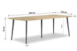 Lifestyle Montana dining tuintafel 240 x 100 cm - 14788