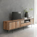 DTP Home TV-meubel Metropole Teakhout, 235cm - Naturel