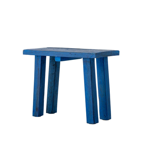 Bloomingville Bijzettafel Porir Gerecycled hout, 30 x 18cm - Blauw - ThatLyfeStyle