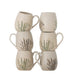 Bloomingville Mok Bea 11cm, Set van 6 stuks - Naturel