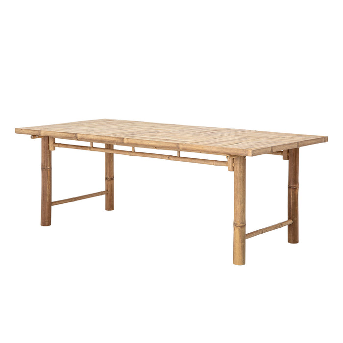 Bloomingville Tuintafel Sole Bamboe, 200 x 98cm - Naturel