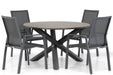 Lifestyle Ultimate/Ancona 125 cm dining tuinset 5-delig