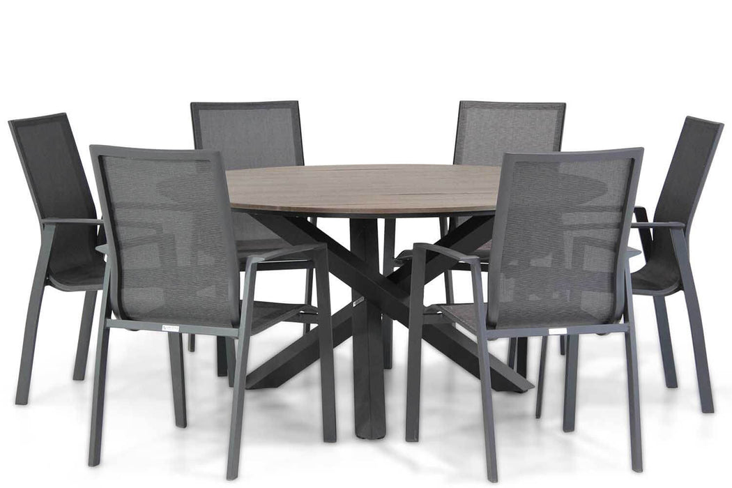 Lifestyle Ultimate/Ancona 150 cm dining tuinset 7-delig - 11318