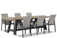 Lifestyle Upton/Trente 260 cm dining tuinset 7-delig stapelbaar