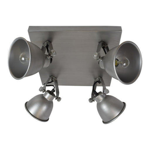 Urban Interiors Stoere spot Industrial 4-lichts - Antique Zink
