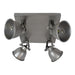 Urban Interiors Stoere spot Industrial 4-lichts - Antique Zink