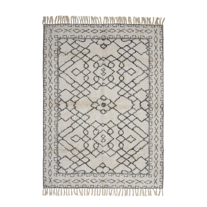 Bloomingville Vloerkleed Jaqueline 140 x 200cm - Wit