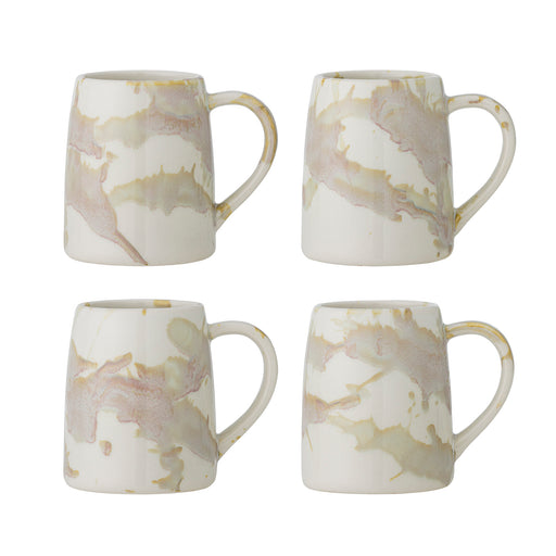 Bloomingville Mok Winnie Set van 4 stuks - Crème