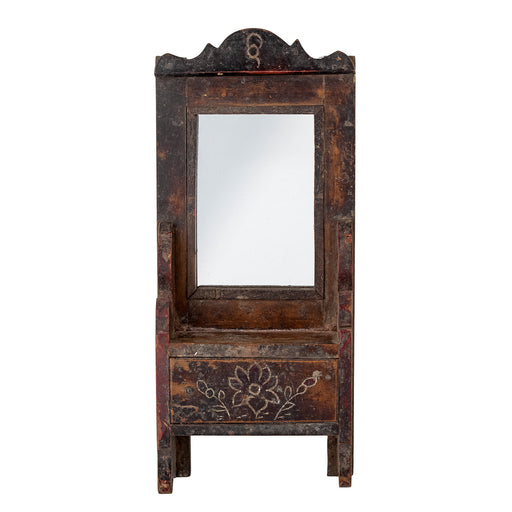 Bloomingville Spiegel Sehar Hout, 43 x 18cm - Bruin