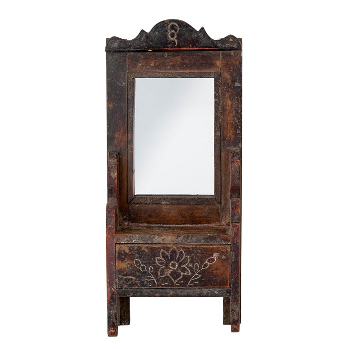Bloomingville Spiegel Sehar Hout, 43 x 18cm - Bruin