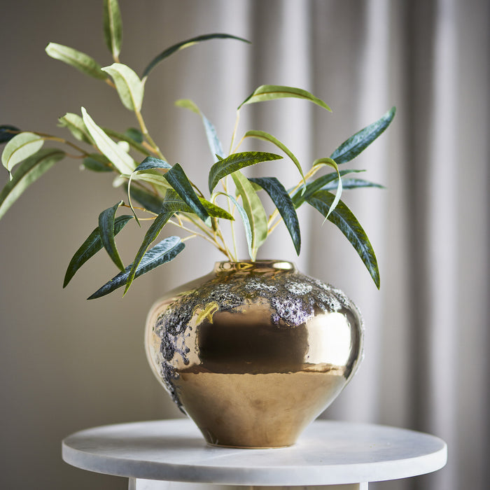 Bloomingville Vaas Ellison 26cm hoog - Brons
