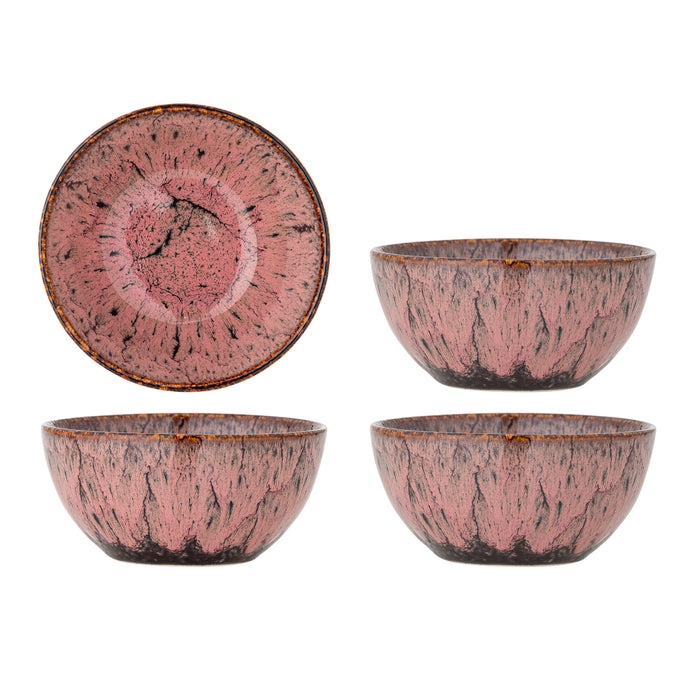 Bloomingville Schaal Rayen Set van 4 stuks - Roze
