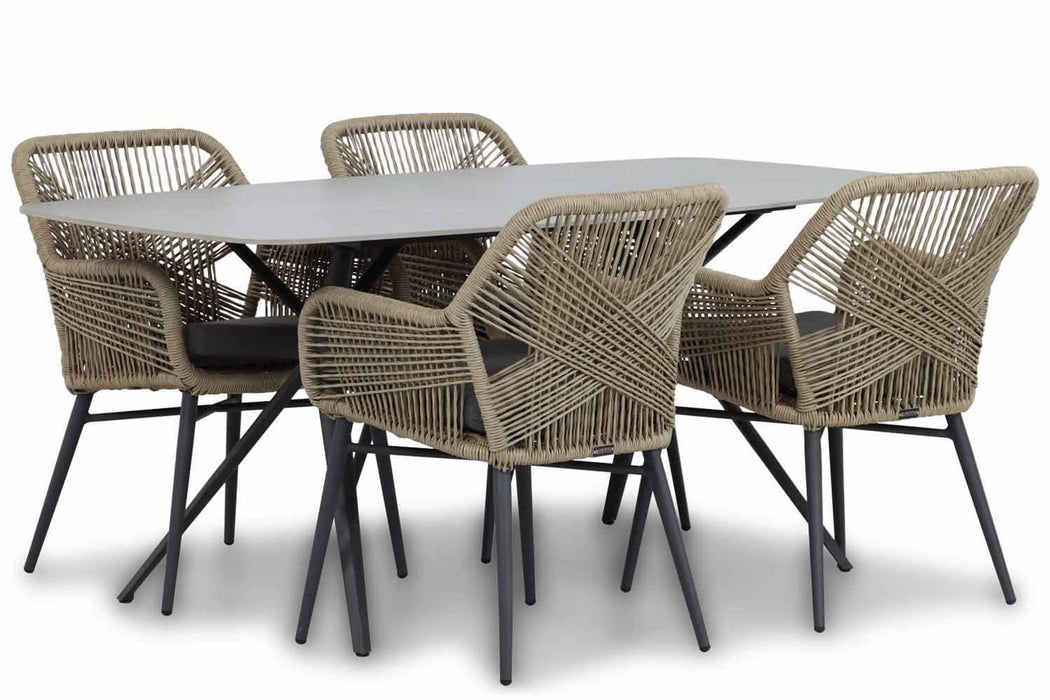 Lifestyle Advance/Valerio 180 cm dining tuinset 5-delig - 19299